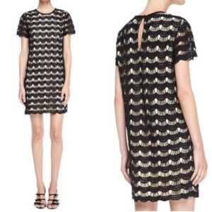 Kate Spade Black and Cream Lace Dress 14